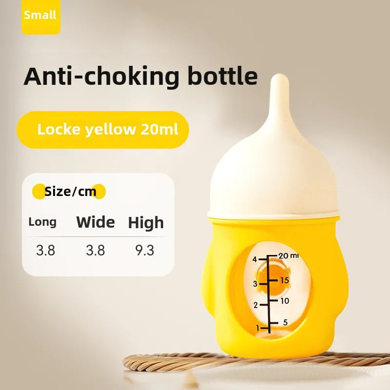 Nueva botella de leche para mascotas, gato, perro, biónico, antiasfixia, cachorro recién nacido, gato, botella de silicona, leche potable, ver escala