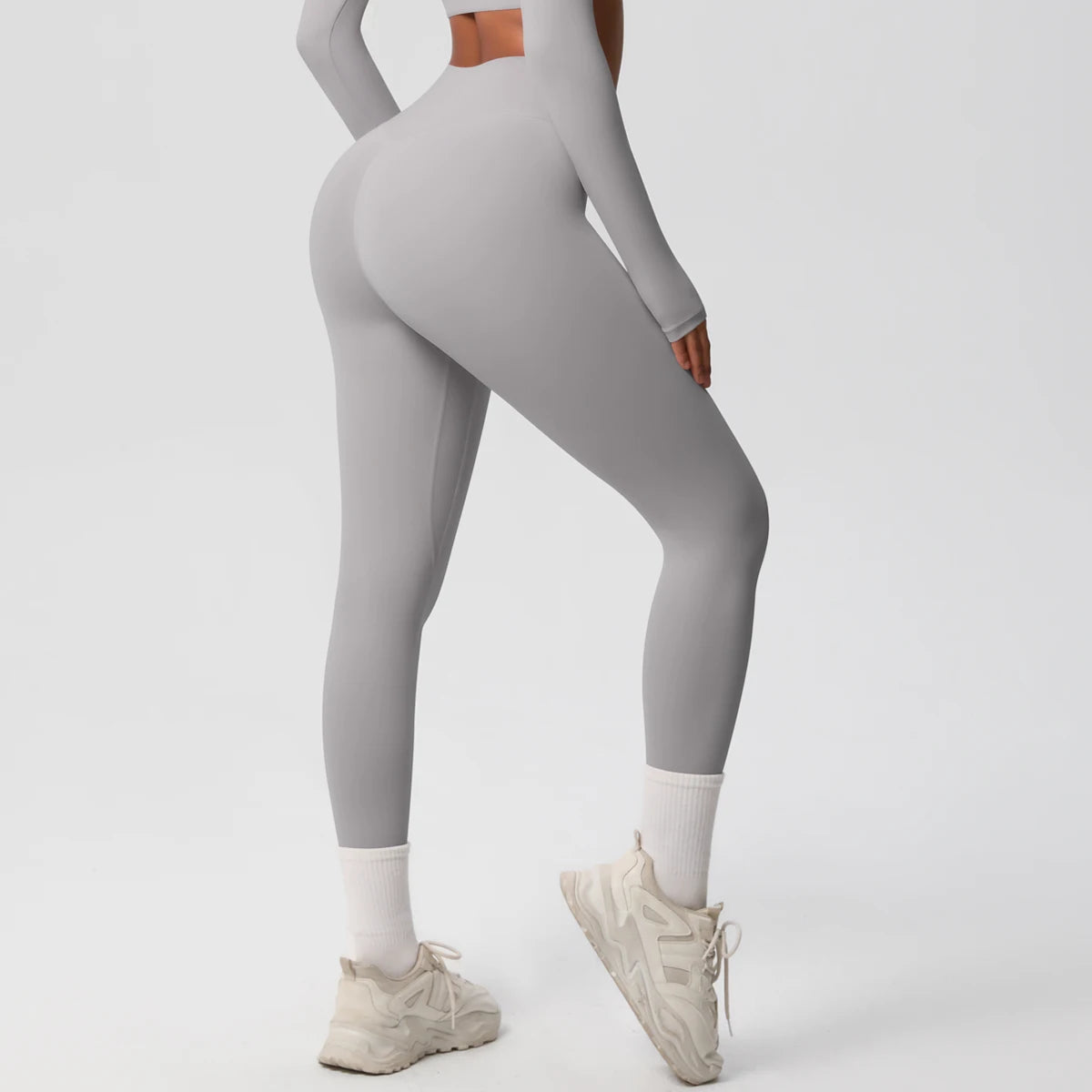 Mallas de Yoga de cintura alta para mujer, mallas con sensación desnuda, Fitness, correr, pantalones de Yoga, mallas ajustadas de gimnasio energético, mallas de entrenamiento informales