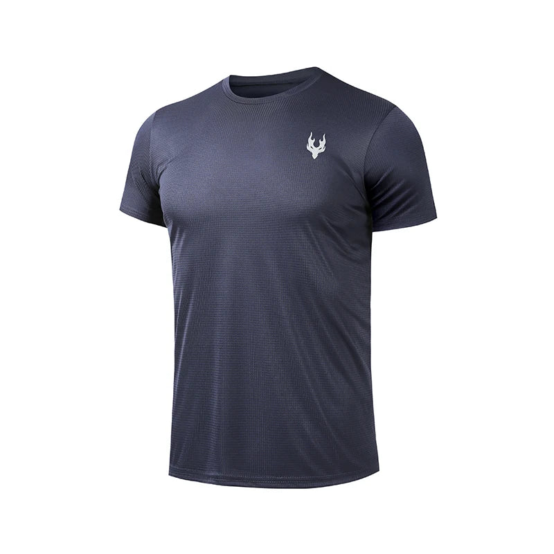 Camiseta para correr para hombre, camisetas deportivas de verano, camiseta, ropa de fútbol para hombre, camiseta de secado rápido, camiseta de entrenamiento para gimnasio y Fitness para hombre