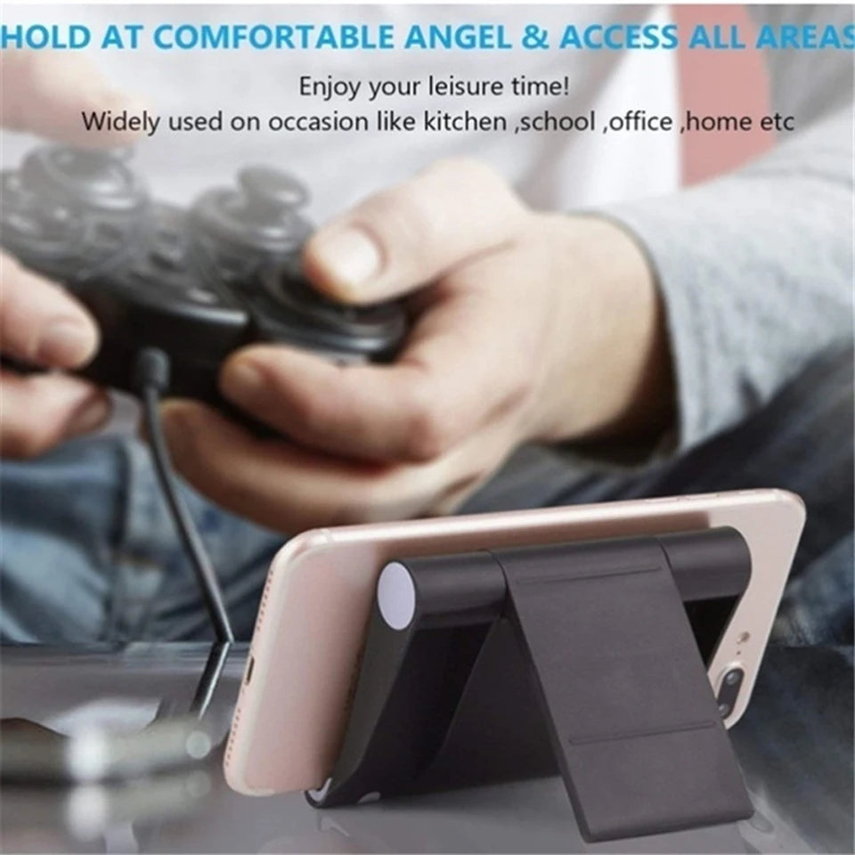 Soporte Universal Plegable para Teléfono de Escritorio, Compatible con Samsung S20 Plus Ultra Note 10, iPhone 11, Teléfono Móvil, Tableta, Soporte de Escritorio