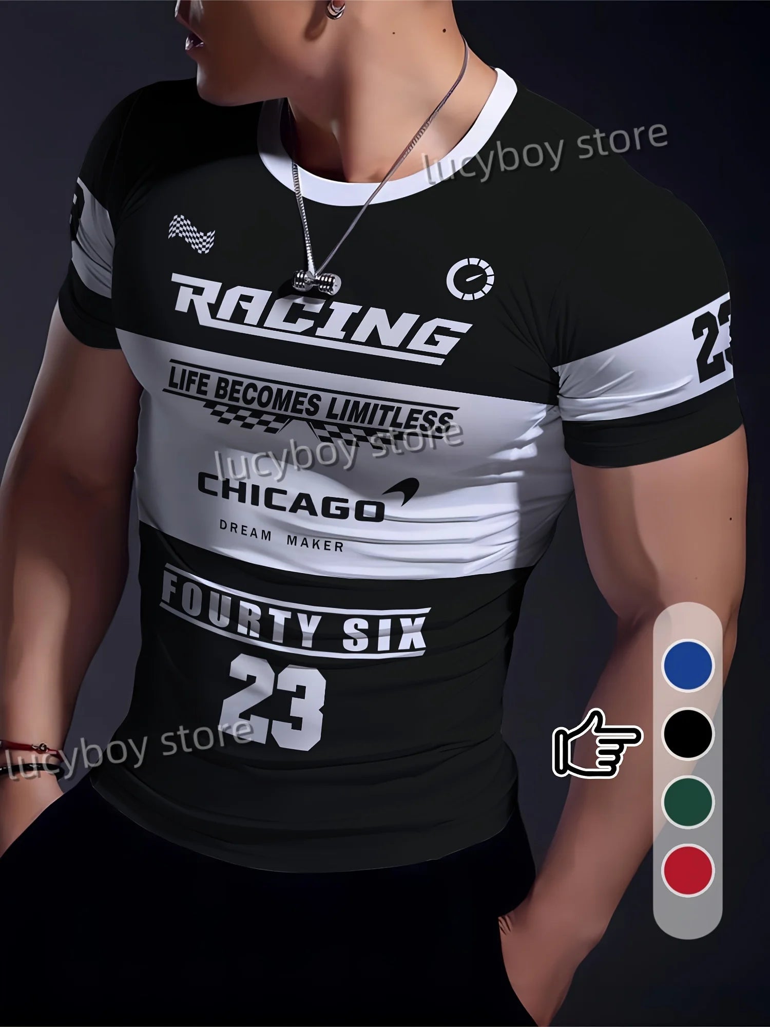 Camiseta de entrenamiento muscular para gimnasio para hombre, camisetas de manga corta con estampado de carreras, camisetas de secado rápido para correr, ropa de gran tamaño para hombre
