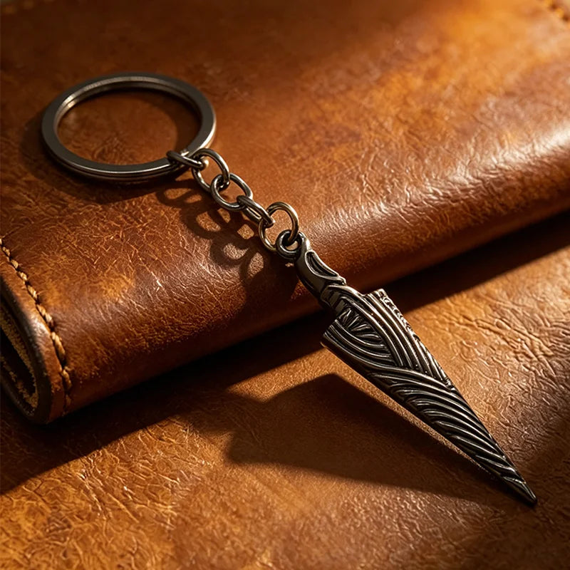 Juego de 2 llaveros y collares de Hollow Knight con colgante de hueso, cadena de cuerda negra, para hombres y mujeres, coleccionable para fans del juego