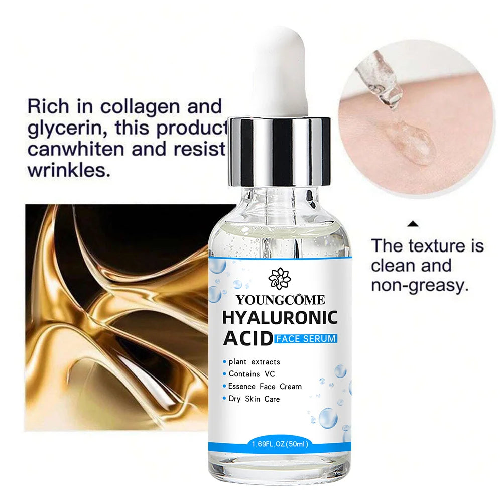 El ácido hialurónico ilumina el tono de la piel, reduce la piel seca hidratante Facial, hace que su piel suaviza productos coreanos para el cuidado de la piel