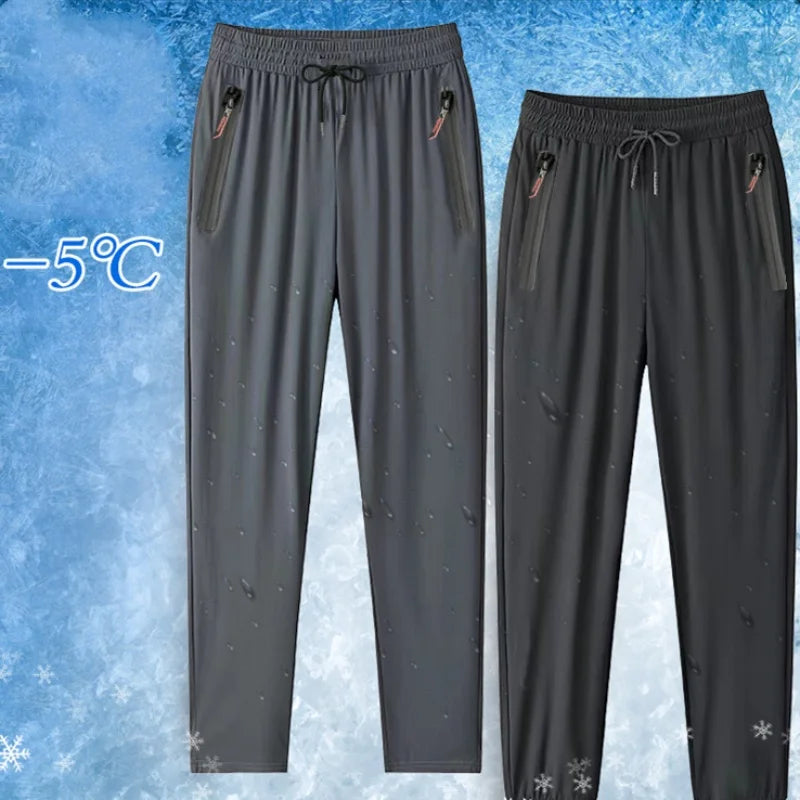 2025 Pantalones para correr para hombre Pantalones casuales finos de secado rápido Pantalones deportivos con bolsillos con cremallera Ropa deportiva Correr Pantalones deportivos para correr