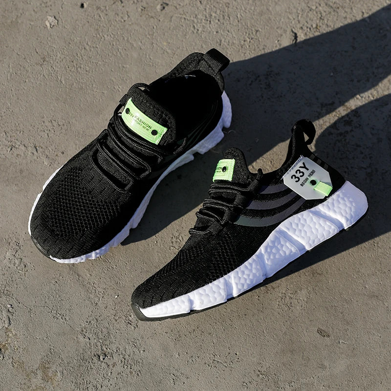Zapatillas de deporte para hombre, zapatos informales clásicos transpirables, zapatillas de Tenis para hombre, novedad de 2024, zapatos cómodos de malla para exteriores para hombre, Tenis Masculino