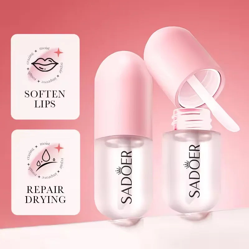 Aceite esencial para rellenar los labios, cuidado de los labios Sexy instantáneo, nutritivo, antiarrugas, hidratante, brillo de labios carpante definitivo, suero, cosméticos