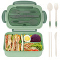 Fiambrera Bento Box para adultos, contenedores para adultos, hombres y mujeres con 4 compartimentos, contenedor de comida Lunchable, regreso a la escuela