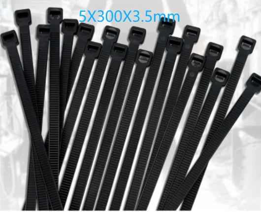100 piezas negro 4x200 cable anillo de fijación reutilizable cable Zip Ties de pulgadas reciclable desmontable