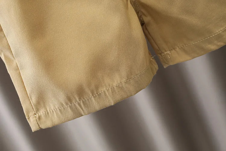 Ropa para niños, ropa para madres y niños, conjuntos para niños, camiseta, pantalones cortos, traje de moda de manga corta de algodón de verano, 2 uds.