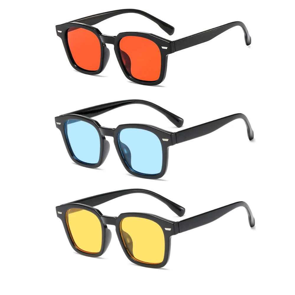 Gafas de sol cuadradas de la marca RMM, de alta calidad, con diseño de polígono, a la moda, para hombre, estilo hip hop, retro, para mujer