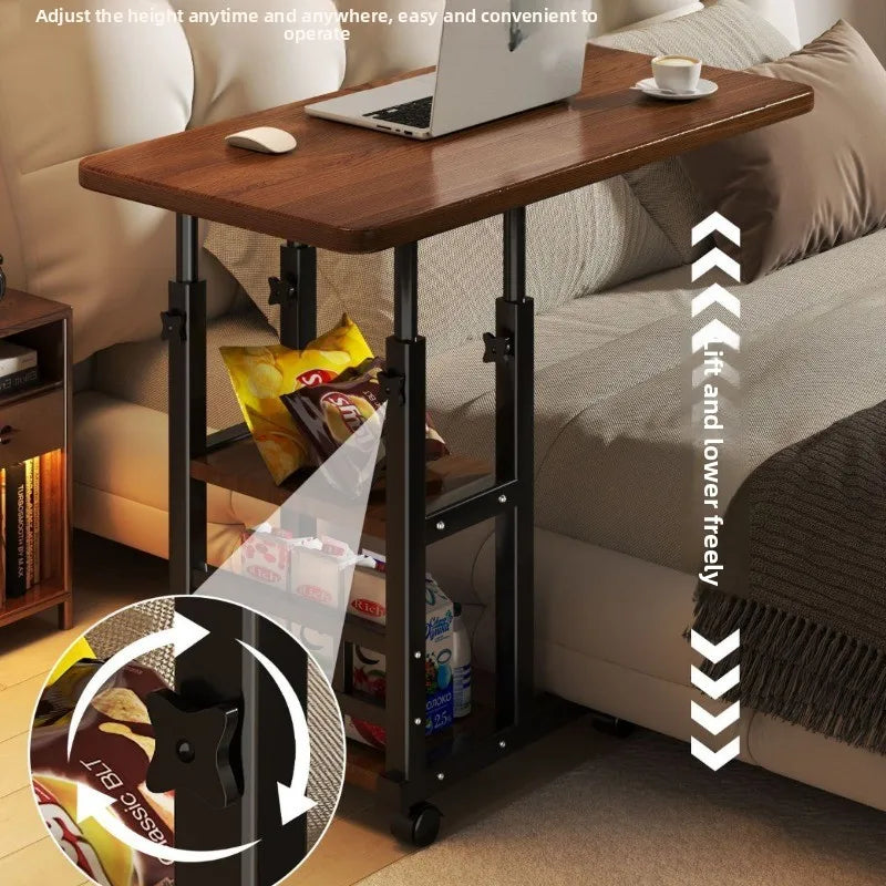 Mesa Auxiliar para Cama, Soporte para Portátil, Mesa de Noche, Accesorio de Oficina para Lectura, Tablero de Escritura, Escritorio para Computadora