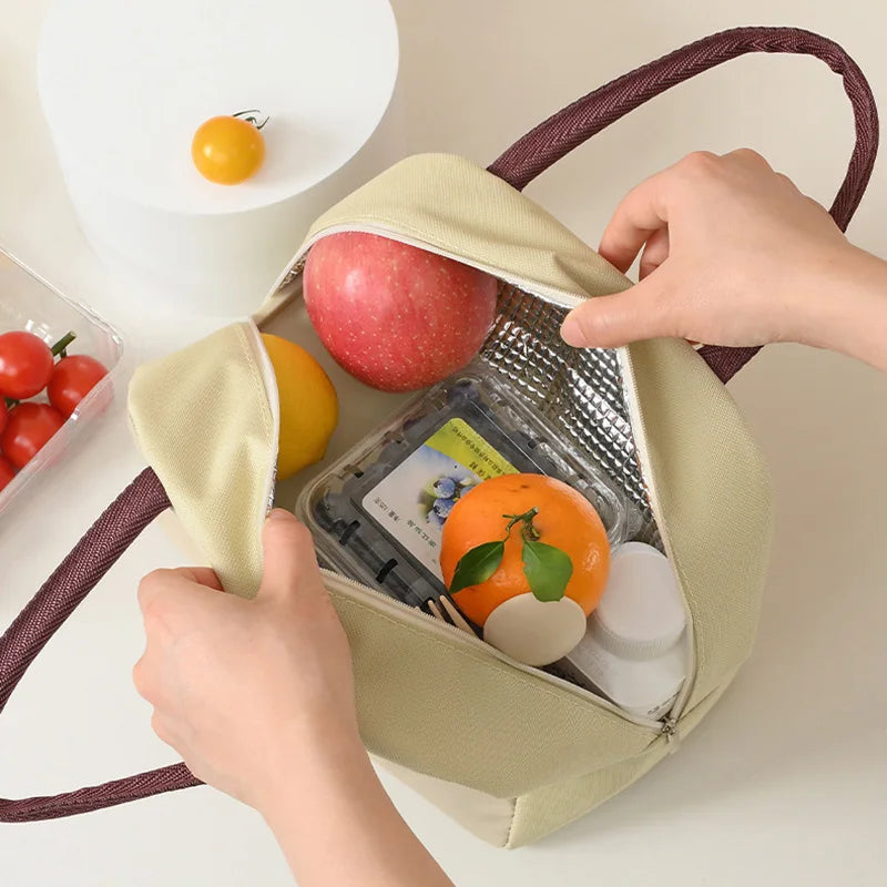 Bolsas de almuerzo térmicas de animales de dibujos animados para niños con envío gratis, bolsas aislantes de almacenamiento para niños y niñas, fiambrera Banto
