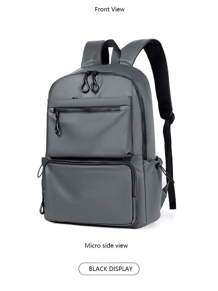 Mochila para ordenador de 14 pulgadas, mochila sencilla y duradera de gran capacidad para hombre, mochila de viaje ligera para hombre, mochila escolar para estudiantes