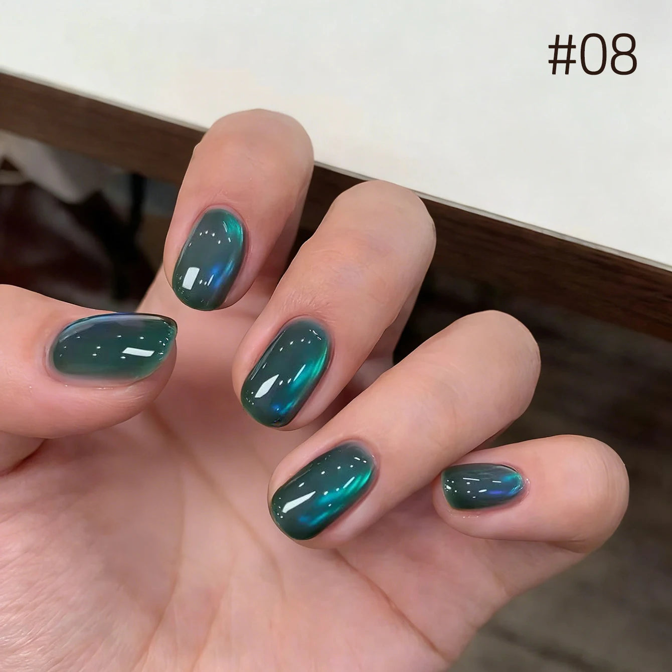 1-12 Uds. Esmalte de Uñas en Gel Magnético Ojo de Gato Marrón con Luz Azul, Larga Duración, Novedad 2026, Suministros para Uñas, Arte de Uñas, Venta Caliente
