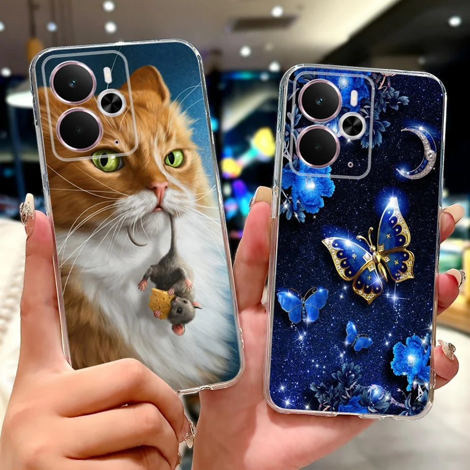 For Realme 14 5G Case Realme 14T RMX5078 New Luxury Painted Cover Soft Slim Phone Case For Realme 14X Realme14 T 5G Fundas Coque