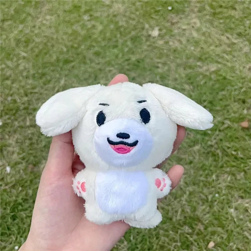 Llaveros de peluche de dibujos animados de Kpop de moda: JUNGWON, SUNGHOON, JAY, NIKI, JAKE, HEESEUNG, SUNOO - Colgantes para bolsos