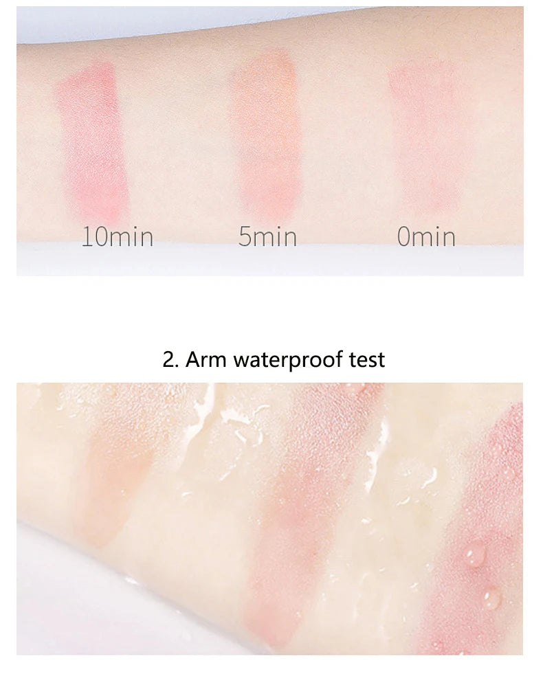 Brillo de labios de doble Color, bálsamo labial hidratante, gelatina decolorante, resistente al agua, antigrietas, cuidado de los labios, cosméticos para estudiantes, lápiz labial