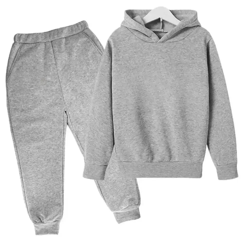Ropa de primavera y otoño para niños, regalos de vacaciones, chándal de fútbol con estampado CR7, Sudadera con capucha y pantalones, conjunto de 2 uds para niño y niña de 3 a 12 años