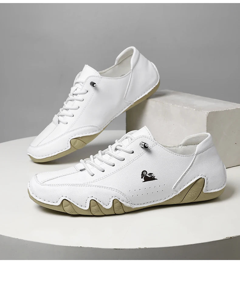 Zapatos de hombre para las cuatro estaciones, nuevos zapatos informales de talla grande, zapatos transpirables de suela suave a la moda para exteriores, zapatos deportivos para caminar para hombre