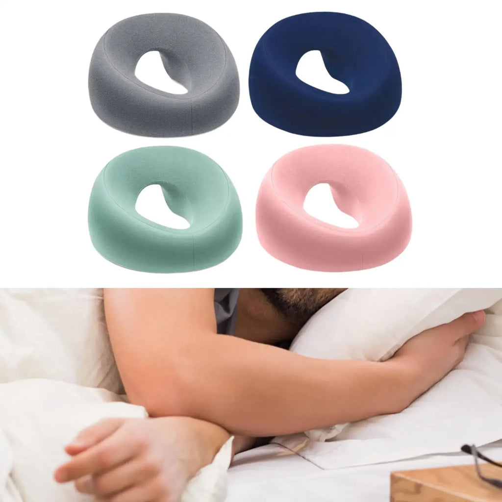 Almohada para la cara hacia abajo, almohada para la siesta de escritorio, comodidad de descanso propensa, espuma viscoelástica, ergonómica, reposacabezas de masaje para el hogar para salón de belleza