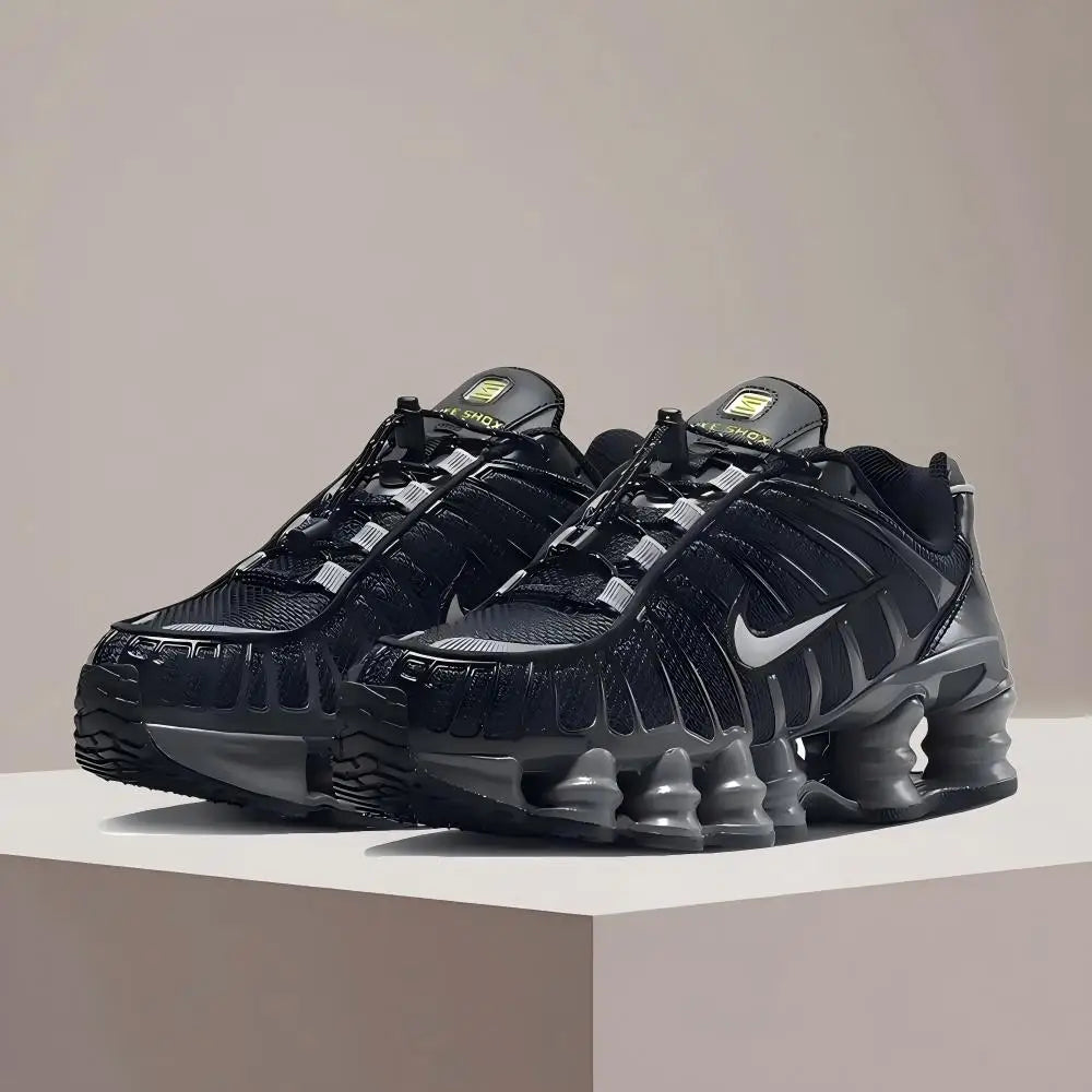 Zapatillas Nike SHOX R4 para correr para mujer, elegantes, con amortiguación de aire, antideslizantes, duraderas, transpirables, retro, FV0939-001