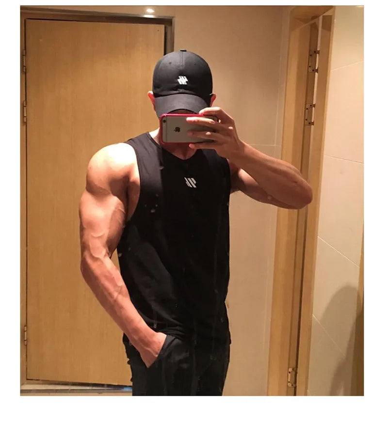 2024 Camiseta sin mangas para gimnasio y fitness para hombre, camiseta sin mangas para Fitness, chaleco deportivo transpirable de malla para hombre, camiseta interior para gimnasio, chaleco para correr para hombre