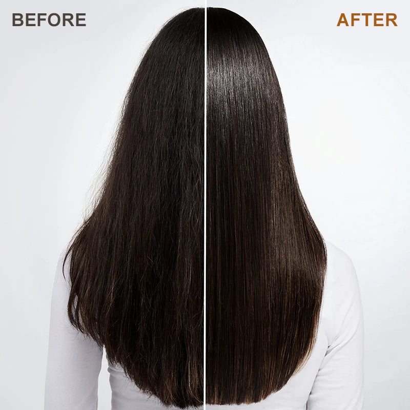 PURC-tratamiento para el cabello dañado, aceite de argán marroquí, aminoácido, queratina, suavizante, champú sin sulfato, acondicionador, juego de cabello para coche