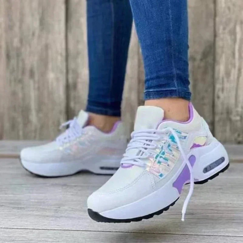 Tenis Mujer Zapatillas De deporte plataforma zapatos casuales para Mujer 2025 nueva comodidad malla antideslizante Zapatillas De correr De talla grande Zapatillas De Mujer
