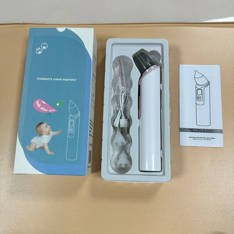 Aspirador Nasal eléctrico para bebé, nuevo patrón, versión de carga, aspirador Nasal para bebé recién nacido, succión, previene la congestión Nasal, 2025