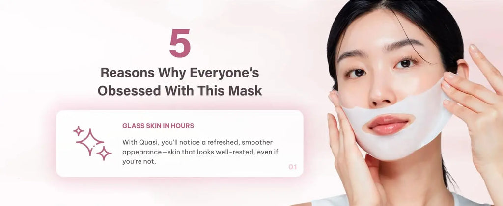 Mascarilla Facial de Colágeno Nocturna – Mascarilla Coreana Hidratante – Niacinamida y Colágeno de Bajo Peso Molecular – Reafirmante y Suavizante para la Piel