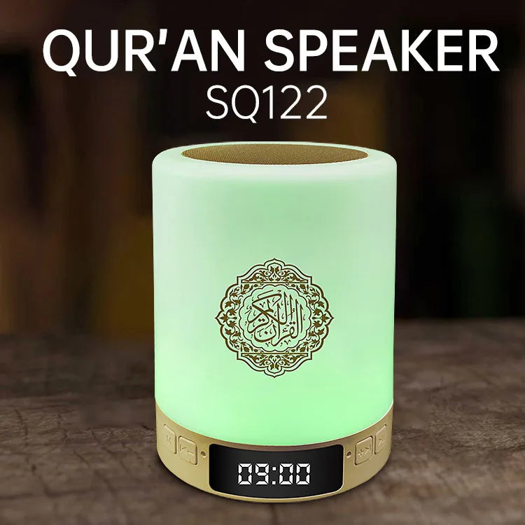 Azan-luz nocturna musulmana, Corán, portátil, inalámbrico, Caixa De Som, Altavoz Bluetooth, caja De sonido De música, lámpara sagrada Blutooth, Mini deflector