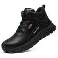 Zapatos de seguridad para el trabajo con aislamiento de 6KV, botas de trabajo impermeables antideslizantes para hombres y mujeres, botas de seguridad con protección de botón giratorio, talla 47 48