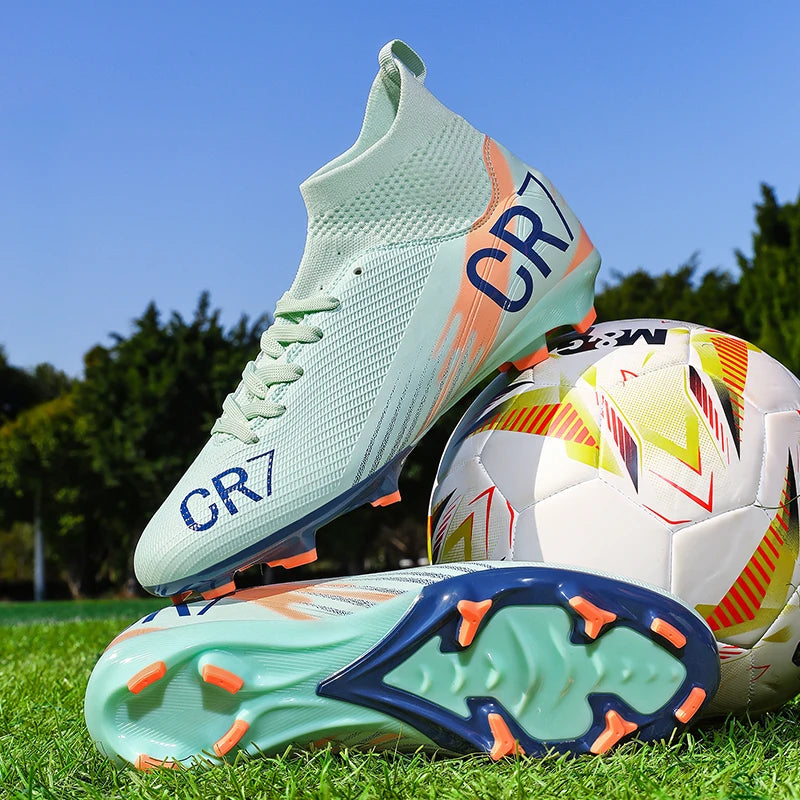 Nuevas botas de fútbol para hombre, gran oferta, zapatos de fútbol profesionales de alta calidad, zapatillas de fútbol para mujer, zapatillas unisex ultraligeras TF/FG
