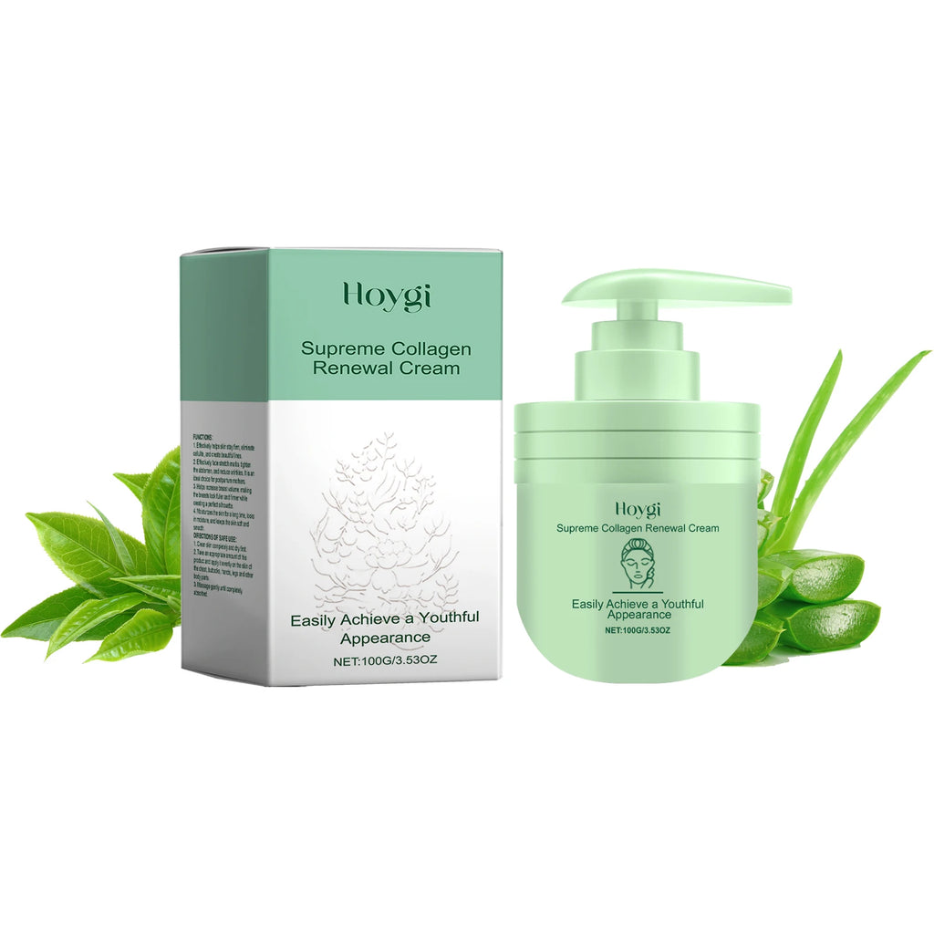 Loción corporal de colágeno Hoygi para piel seca, crema reafirmante hidratante con niacinamida, piel suave, hidratante diario para mujeres, 100g