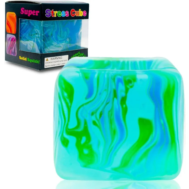 Juguete Sensorial Antiestrés Ice Cube, Conejito Adorable para Aliviar el Estrés, Juguete Blandito para Apretar, Juguetes de Descompresión para TDAH, Regalo.