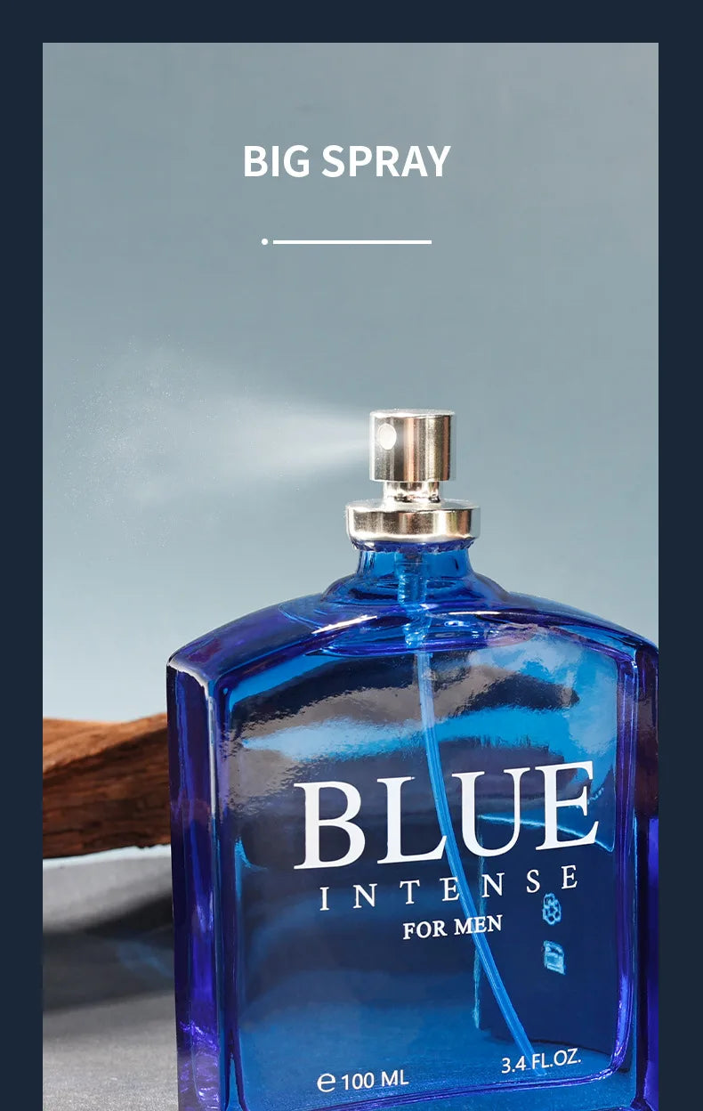 Perfume de Marca de 100 ml, Perfume Masculino Musk, Spray de Larga Duración, Fragancia Floral Ligera, Regalo Romántico y Seductor