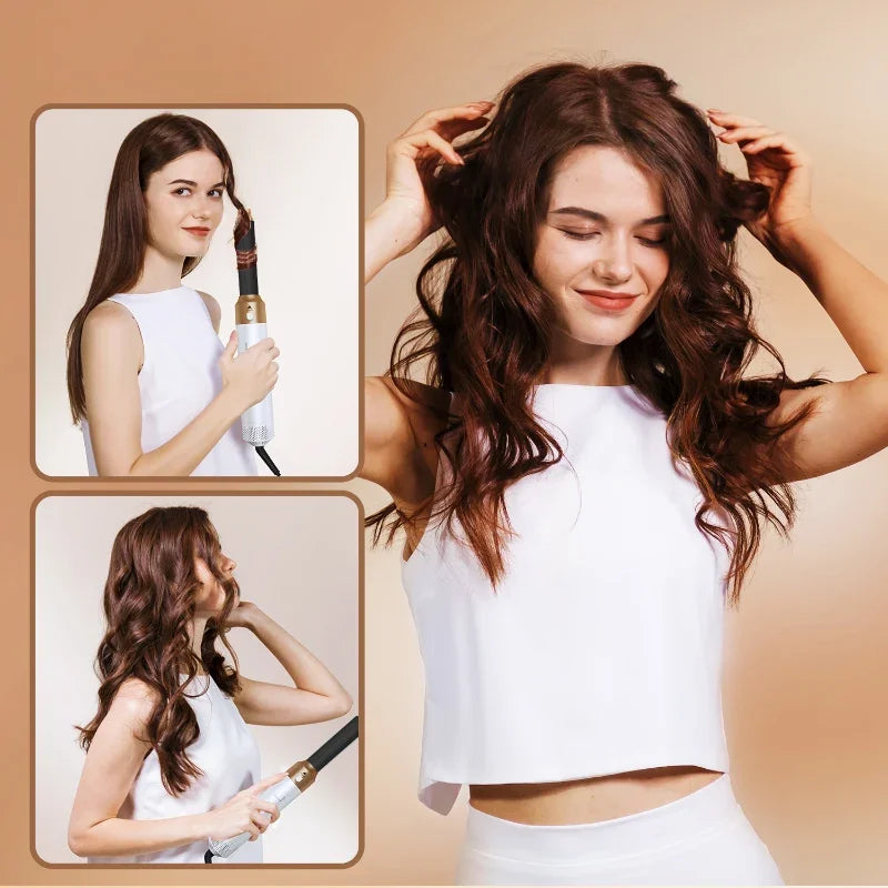 Secador de pelo 5 en 1, juego de peine caliente, plancha rizadora profesional, herramienta de estilismo para Dyson Airwrap, secador de pelo para el hogar