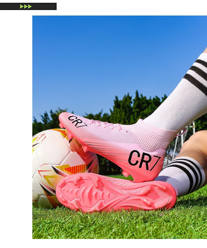 Nuevas botas de fútbol para hombre, gran oferta, zapatos de fútbol profesionales de alta calidad, zapatillas de fútbol para mujer, zapatillas unisex ultraligeras TF/FG