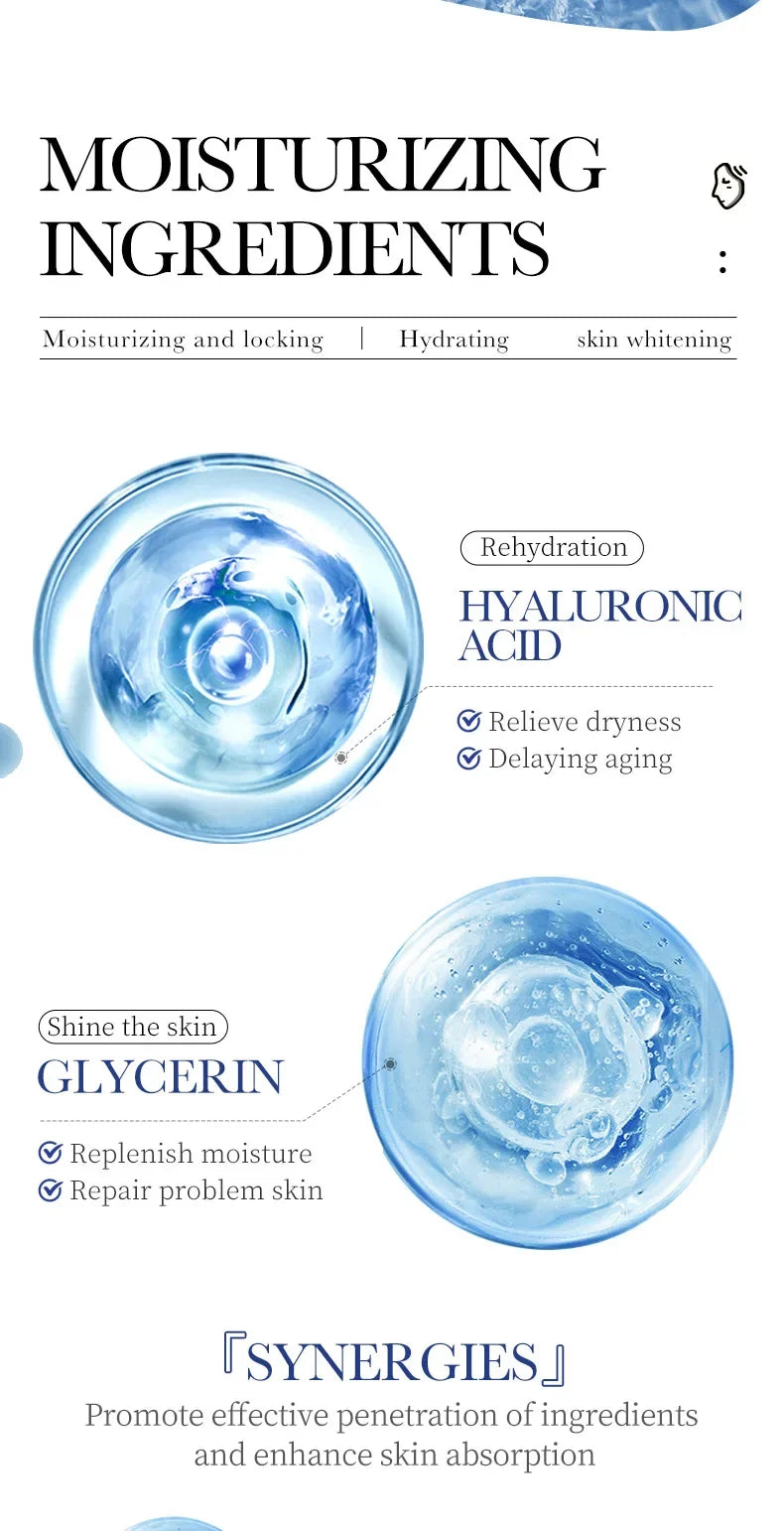10 Uds SAODER máscaras faciales de ácido hialurónico cuidado de la piel reafirmante mascarilla Facial hidratante productos para el cuidado de la piel Facial