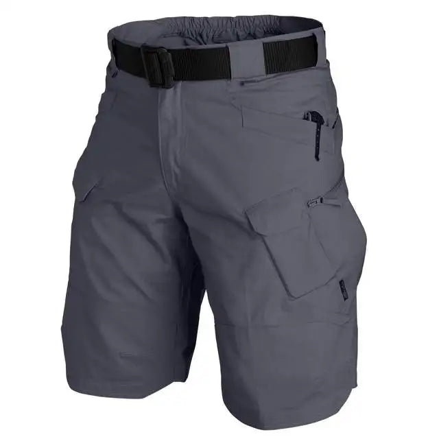 Pantalones cortos tácticos militares para hombre, pantalones cortos urbanos impermeables de senderismo, pantalones de campamento con múltiples bolsillos, talla grande, Verano