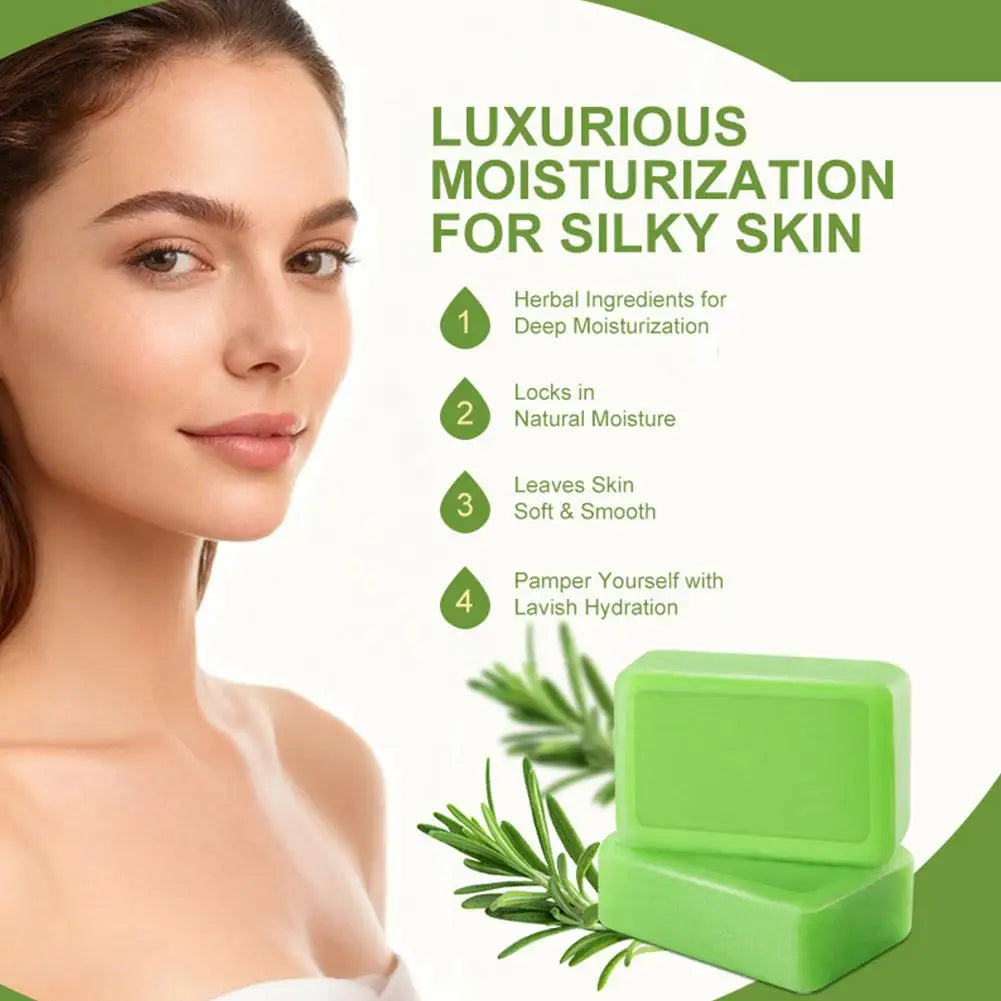 Jabón de Árbol de Té Verde, Jabón en Barra con Aceite de Árbol de Té, Jabones Naturales para Limpiar la Piel del Rostro, Cuerpo y Manos, Jabón en Barra Exfoliante Suave