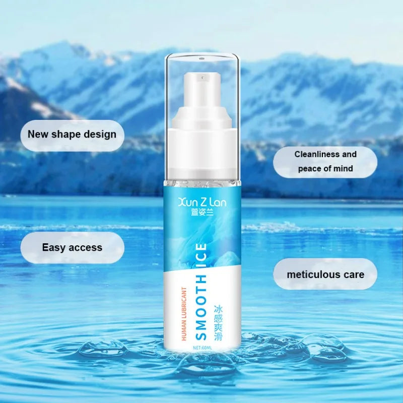 Lubricante refrescante y lubricante calentador para parejas, Gel intenso para orgasmo, 60ml, pasión, humedad del placer, lubricante de hielo suave para Vagina Anal