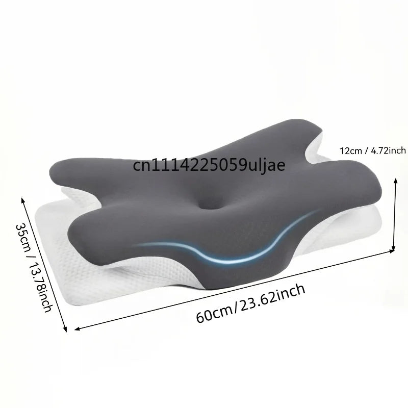 Almohada Ergonómica para el Cuello 2026 |   Transpirable |   Soporte Cervical, Diseño |   Para Dormir Boca Arriba y de Lado |   Padres y Ancianos