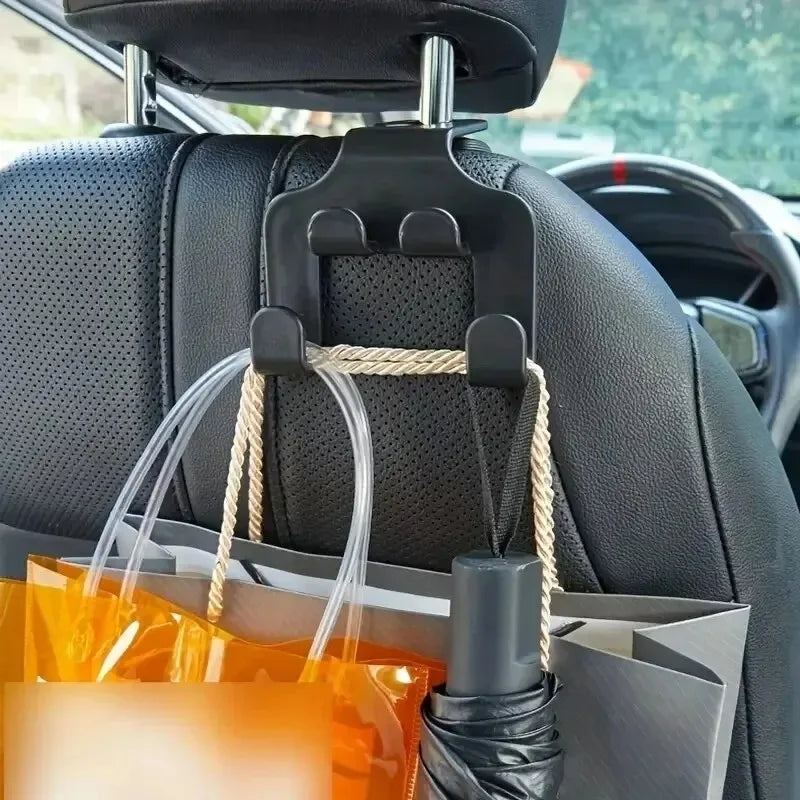 Soporte Universal para Teléfono Móvil para Colgar en el Asiento Trasero del Coche, Soporte para Reposacabezas, Soporte Portátil con Gancho para el Asiento Trasero del Coche