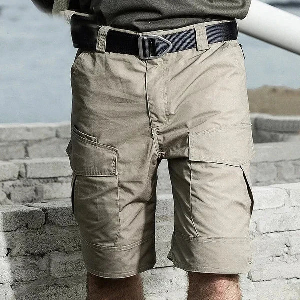 Pantalones cortos tácticos militares para hombre, pantalones cortos urbanos impermeables de senderismo, pantalones de campamento con múltiples bolsillos, talla grande, Verano
