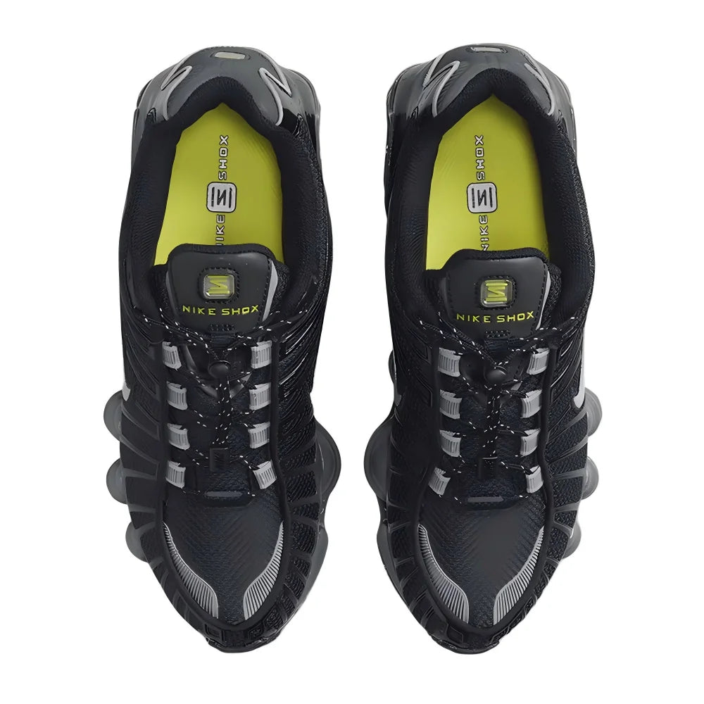 Zapatillas Nike SHOX R4 para correr para mujer, elegantes, con amortiguación de aire, antideslizantes, duraderas, transpirables, retro, FV0939-001