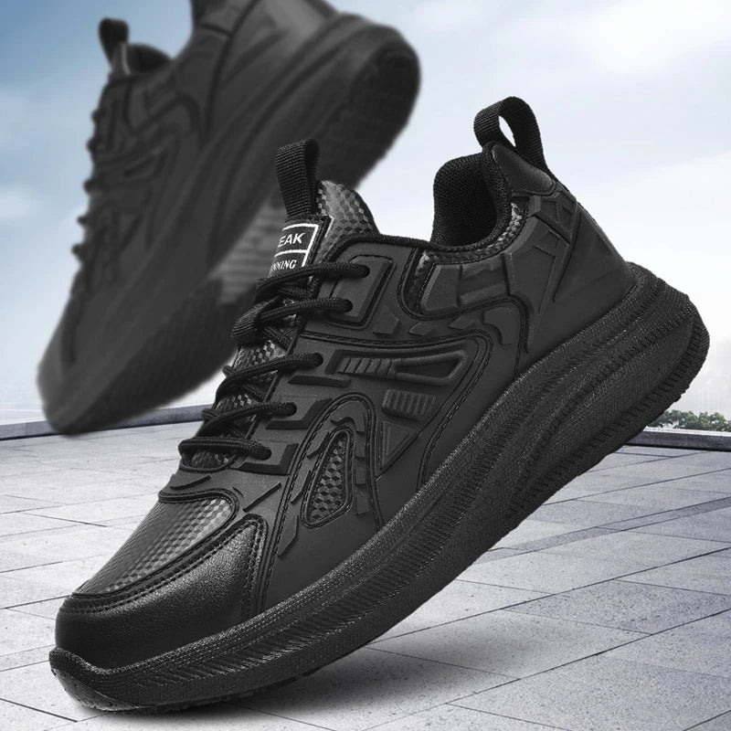 Zapatos de Chef de Hotel para las cuatro estaciones, transpirables, ligeros, antideslizantes, impermeables, a prueba de aceite, zapatos de trabajo de cocina, calzado deportivo informal para exteriores para hombre