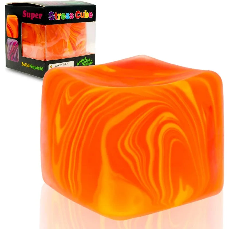 Juguete Sensorial Antiestrés Ice Cube, Conejito Adorable para Aliviar el Estrés, Juguete Blandito para Apretar, Juguetes de Descompresión para TDAH, Regalo.