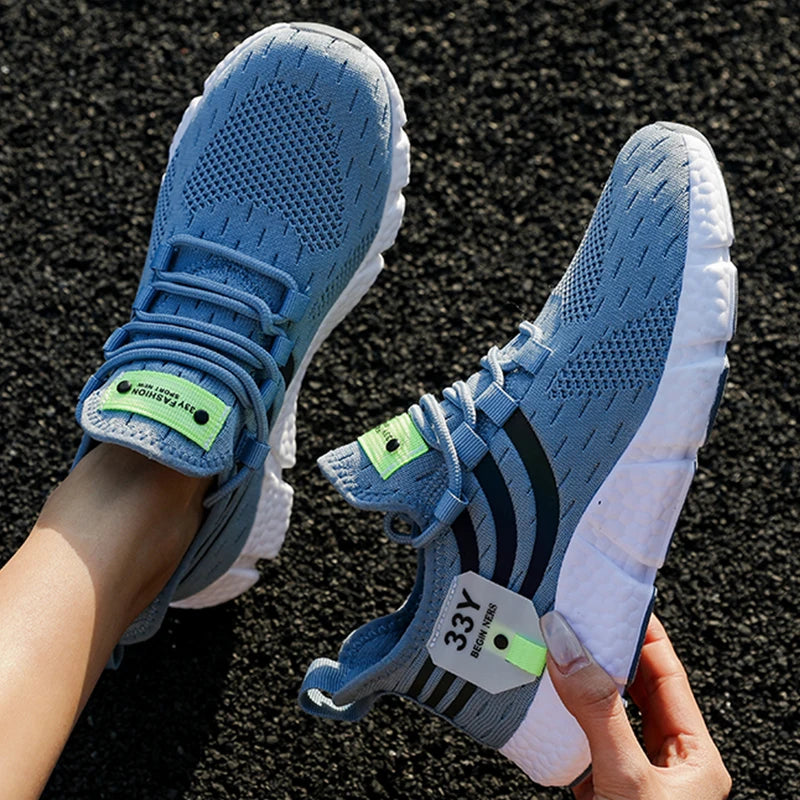 Zapatillas de deporte para hombre, zapatos informales clásicos transpirables, zapatillas de Tenis para hombre, novedad de 2024, zapatos cómodos de malla para exteriores para hombre, Tenis Masculino