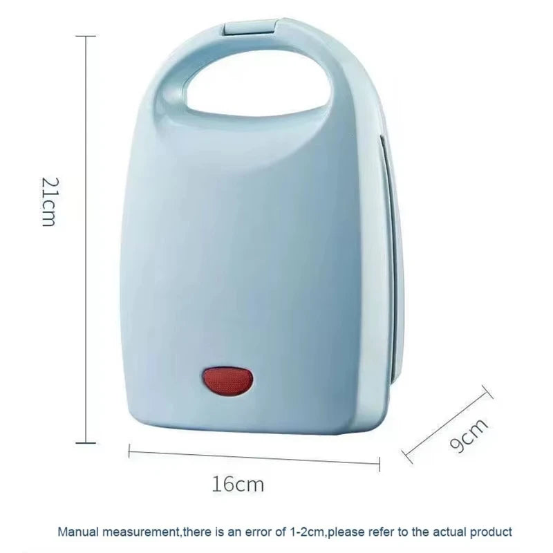EDTID-máquina eléctrica para hacer sándwiches, Mini máquina ligera para comida, pan, Muffin, desayuno, tortilla de huevo, sartén para hornear, Panini, calentador para parrilla, horno EU